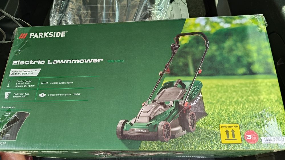 Mașina tuns gazonul Parkside cositoare 1500 w electrica