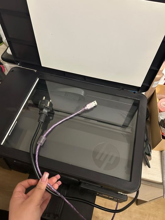HP принтер с картреджом