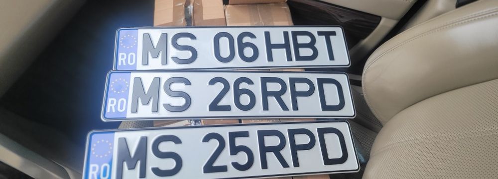 Numere auto ornamentale