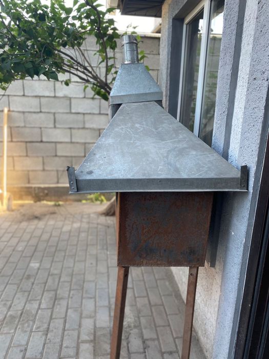 Мангал для кафе  с вытяшкой