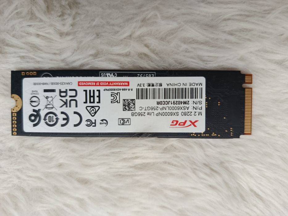 m.2 nvme ADATA SX6000 LITE 256gb