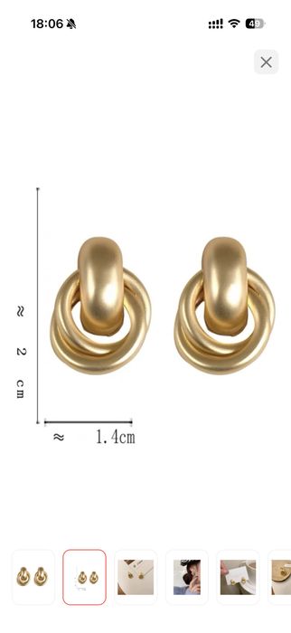 Новые серьги гвоздики