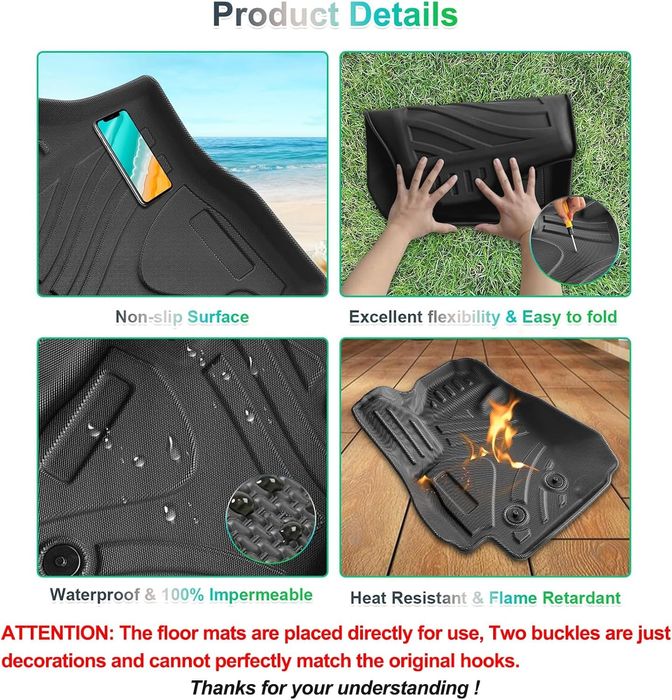 Suzuki Jimny JB64, JB74 3D всесезонни TPE стелки с висок ръб