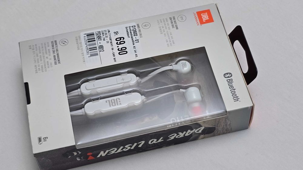 JBL Tune 110Bt Run 2 White wireless