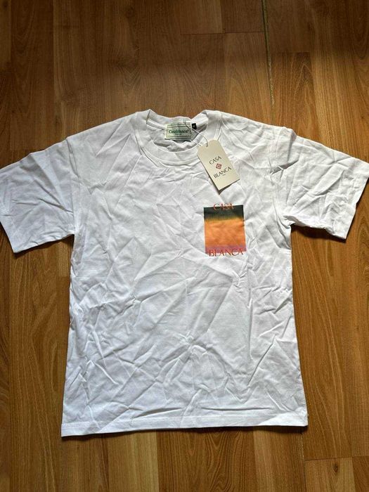 Tricou CasaBlanca cu eticheta (nu Nike, Gucci, Adidas, Balenciaga)