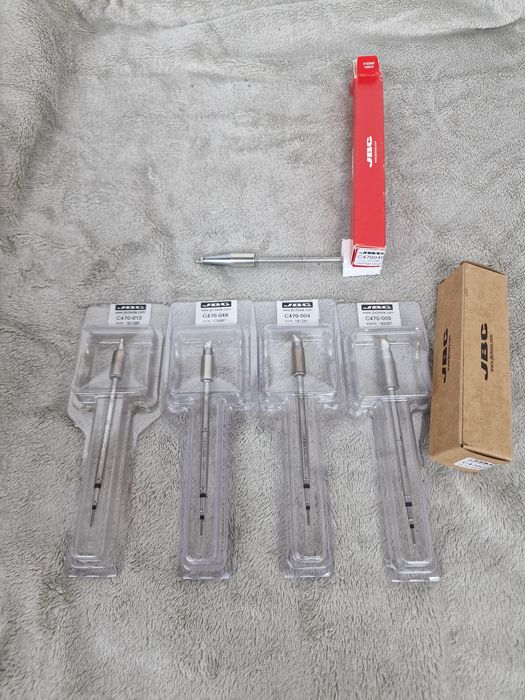 Set vârfuri/cartridge JBC C470 originale – modele diverse, noi