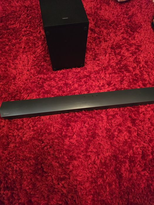 Soundbar Samsung cu subwoofer wireless HWB540ZG negru, Bluetooth