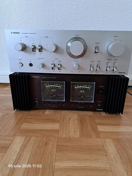 Onkyo M 8000 & Onkyo P 8000 High End  Vintage