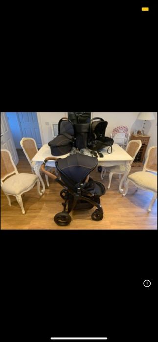 Egg пълен сет бебешка количка плюс кош за кола