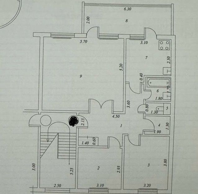 Мирабадский р-н Куйлюк массив 4 4/3/4 франция 92м2 балкон 2х6 ИПОТЕКА
