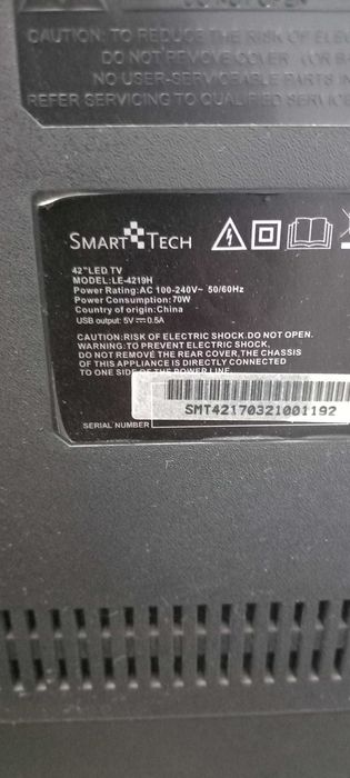 Televizor Smart Tech Smart tech lcd folosit 42"