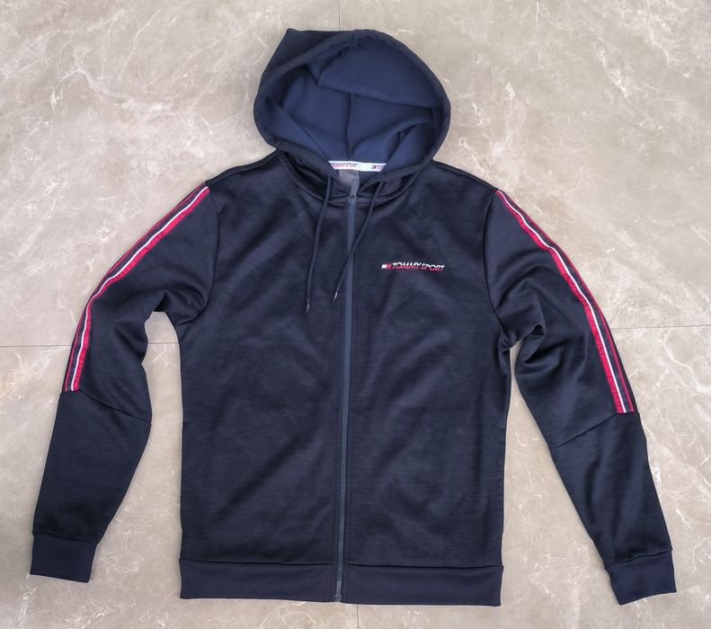 Tommy Hilfiger Sport Tape Zip Hoodie суичър S размер