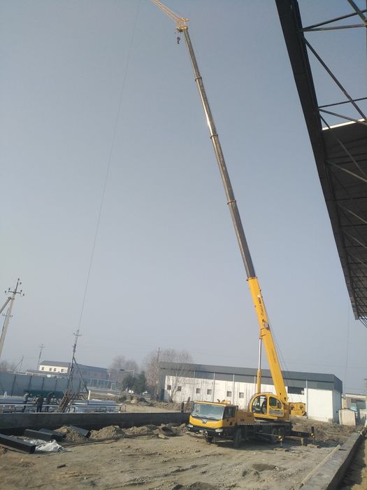 Кран хизмати 35тонали 40 метир гусок билан 48 метир толов хохлаган ус