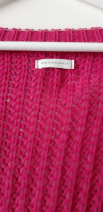 Cardigan lung Makadamia,nou,fucsia,superb M/L