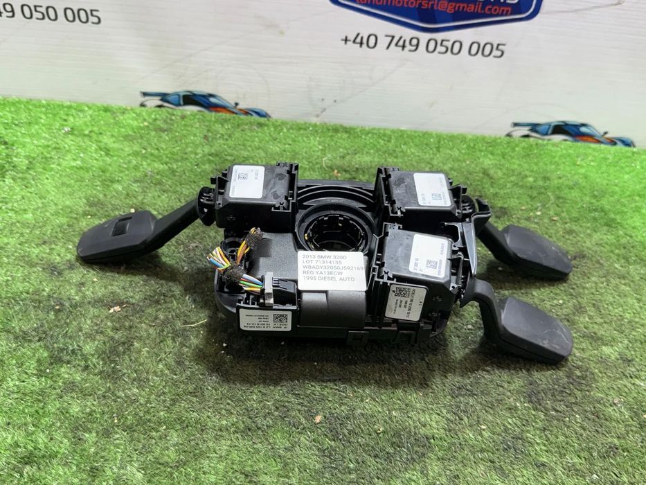 ANSAMBLU MANETE COMENZI VOLAN + SPIRA BMW E93 320D 2013 2.0 DIESEL COD OEM 9123040-06 / 9123040 / 61319123040 / DECAPOTABILĂ (CABRIOLET) 2005-2013