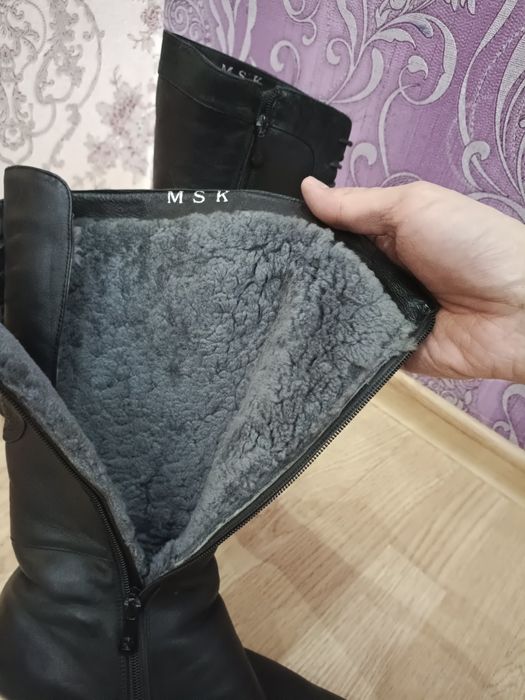 Женские кожанные сапоги