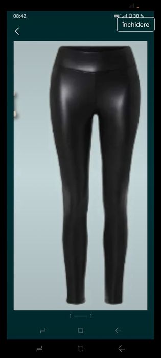 Pantaloni de imitație de piele