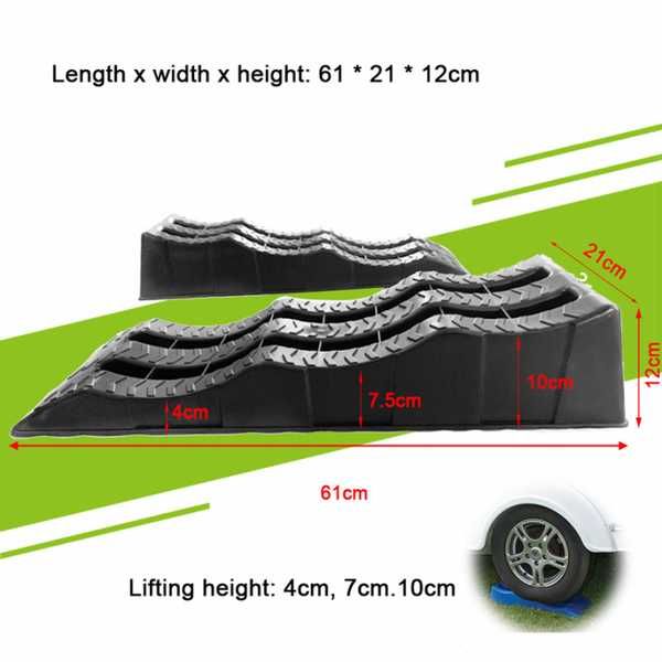 Комплект 2 бр. пластмасови рампи за Бус, Кемпер до 2000 кг 2 т.