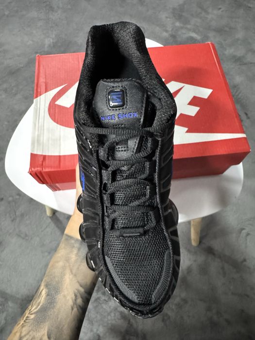 Nike Shox TL Black/ Metallic Silver-Racer Blue
