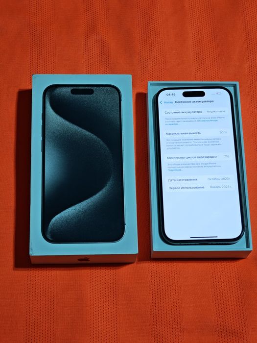 iPhone 15 Pro 256 gb Акум 90