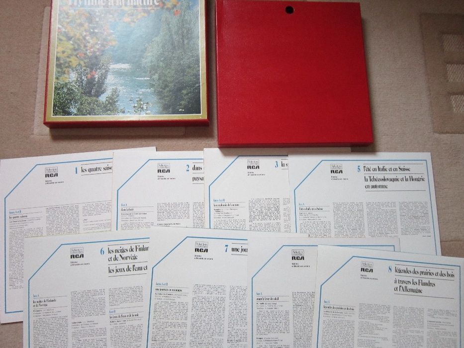 cadou rar vinil 8 LP Hymne A La Nature  Reader's Digest Franta 1973