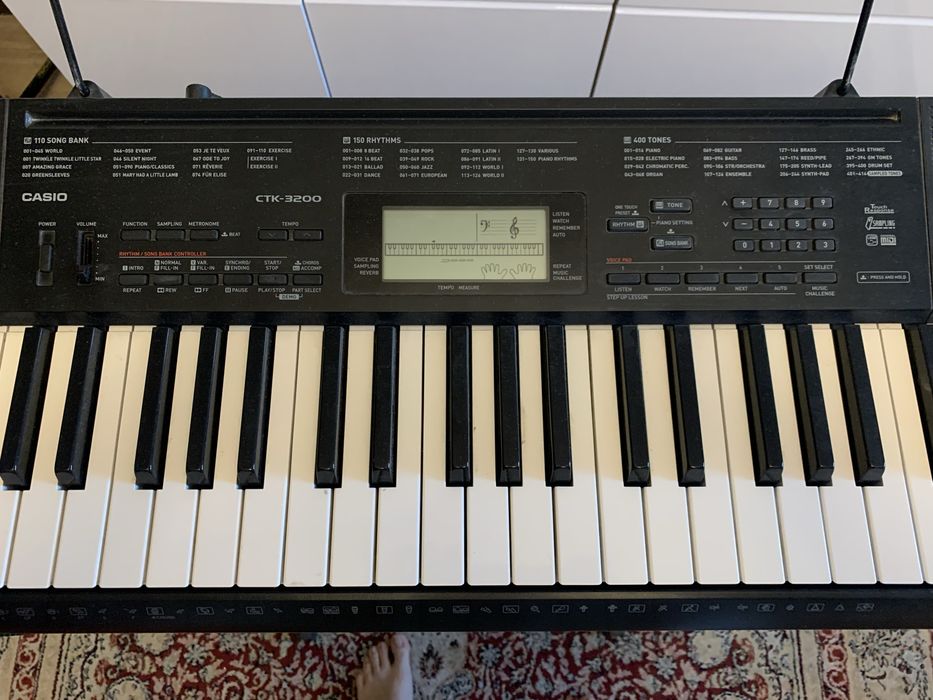 Casio CTK 3200 и стойка для клавиш