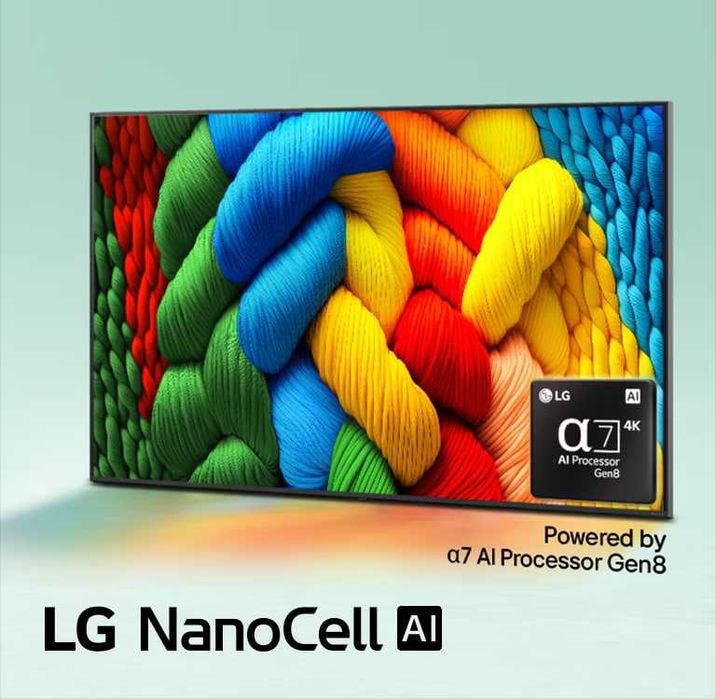 Телевизор LG NANO81A6A Ai 4K 2025 WebOS Со Склада Доставка Бесплатно