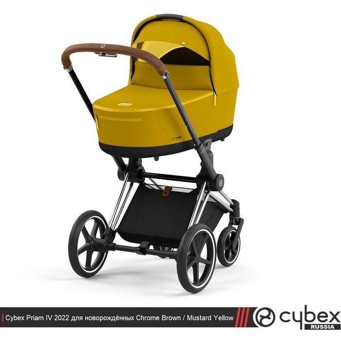Детска количка Cybex priam 4 Lux Mustard yellow