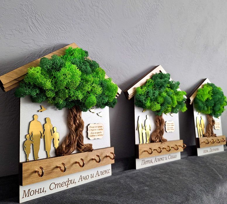 Декорации със скандинавски мъх