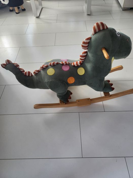 Люлееща се дървена  играчка Milly Mally - Dino