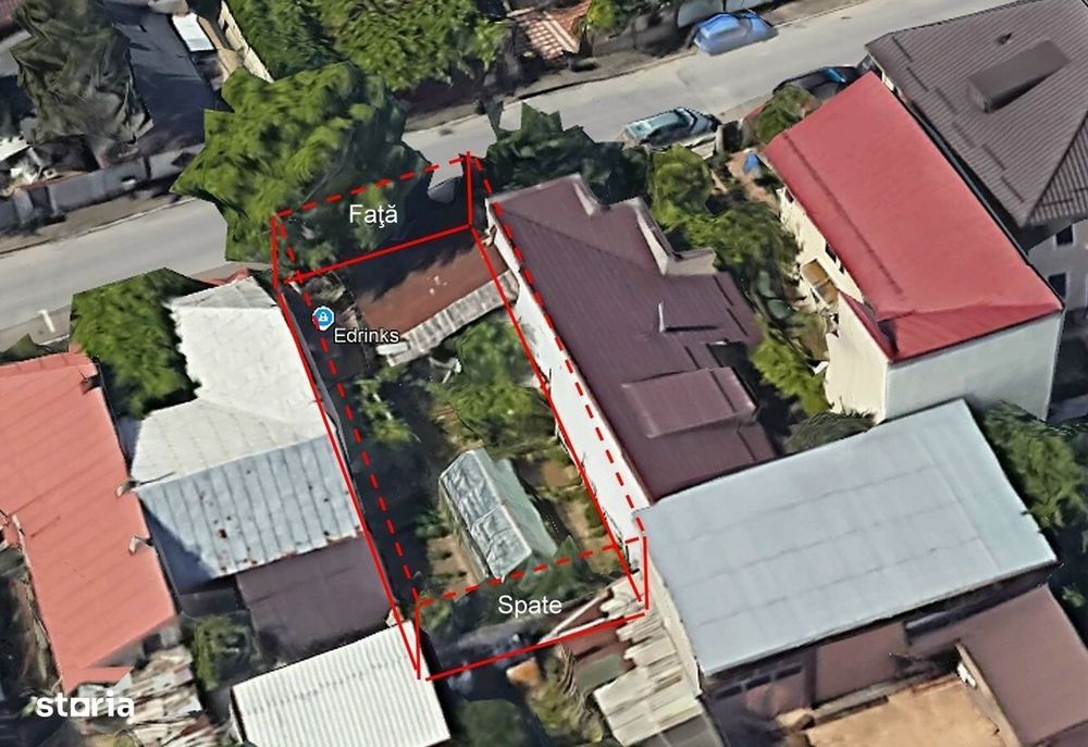 Teren 250 mp, deschidere 10m, Antiaeriana, casa demolabila