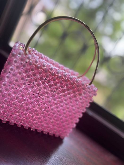 Мунчокдан сумкалар, чидамли бакват ясалган