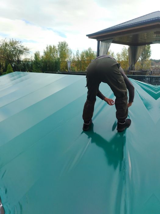 Установка банер салофан