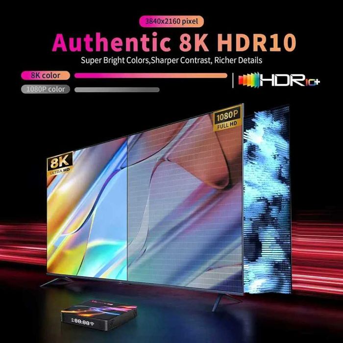 Мощен Android 14.0 Smart TV Box X14 MAX – Android 14.0, RGB ram