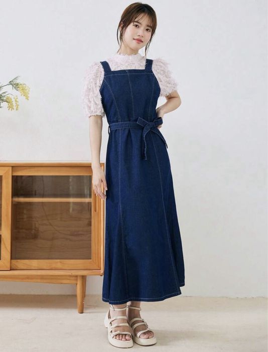 Rochie imitatie denim