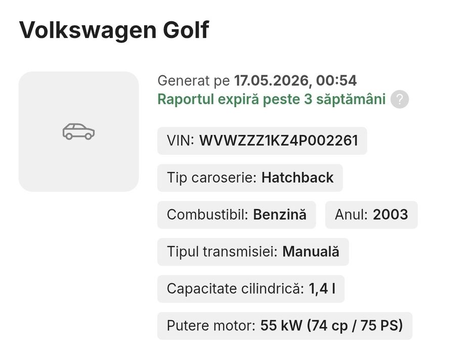 De vânzare Golf 5