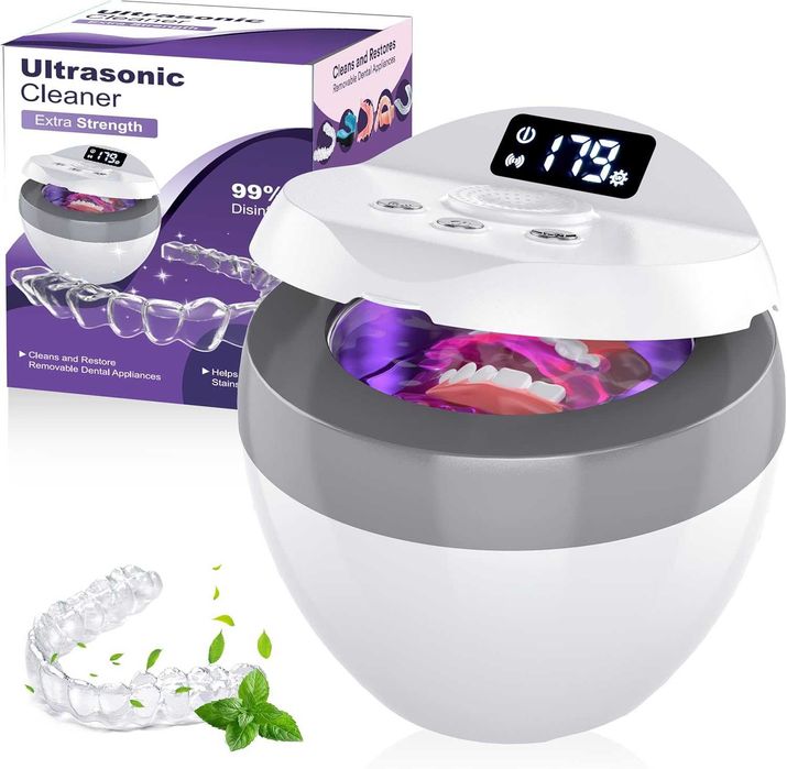 Stim-U-Dent Ultrasonic Cleaner 45 kHz pentru Proteze și Bijuterii