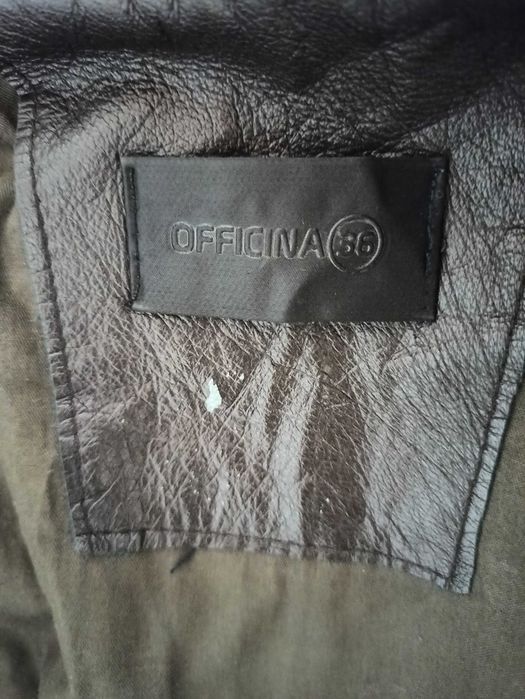 Geaca piele Officina 36 maro marimea M