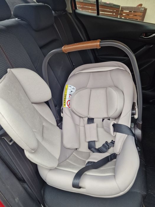 Scoica auto i-Size Arra Next, 40-85 cm, Hazelwood, Nuna