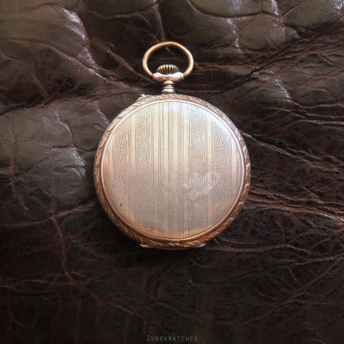 Старинные карманные часы серебро 0.800 проба, Швейцария, более 100 лет