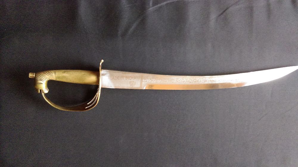 Къса бойна сабя , нож ! Колониална Британска Индия