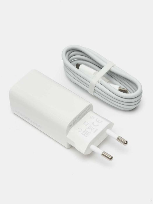 Зарядное устройство Xiaomi 65W Gan Tech Сharger с кабелем зарядка
