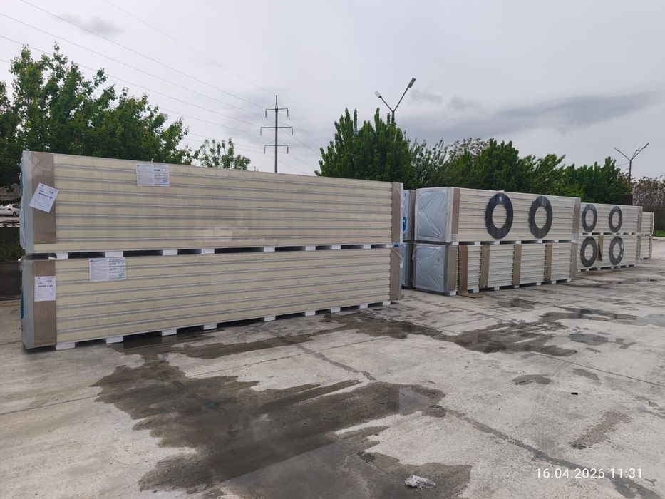 Сендвич панели ПИР 100