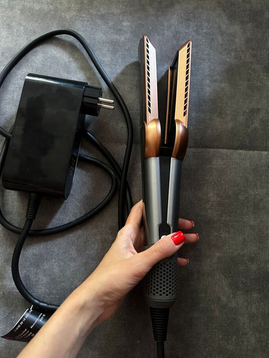 Vand placa de par Dyson Airstrait gri cu auriu