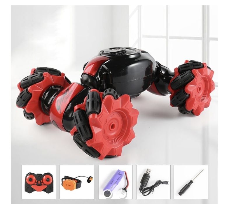 Masinuta de cascadorie cu telecomanda si ceas