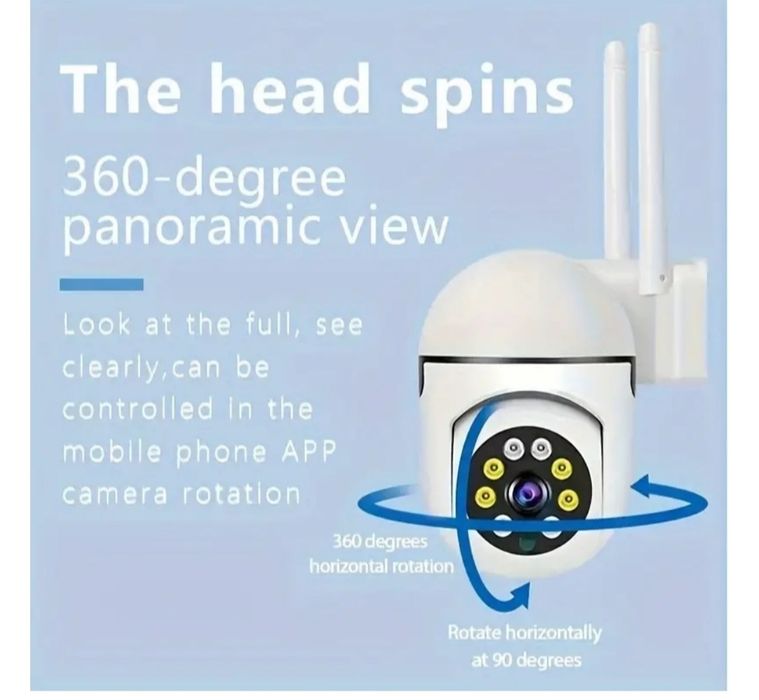 Камера смарт Smart Camera видеонаблюдения WiFi