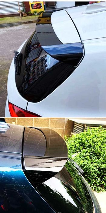 Eleron Luneta Lip Portbagaj Spoiler BMW Seria 1 E81 E87, Negru lucios