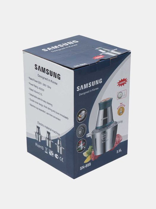 Samsung 2в1 Чоппер измельчитель мясорубка Go'sht Maydalagich sn-888