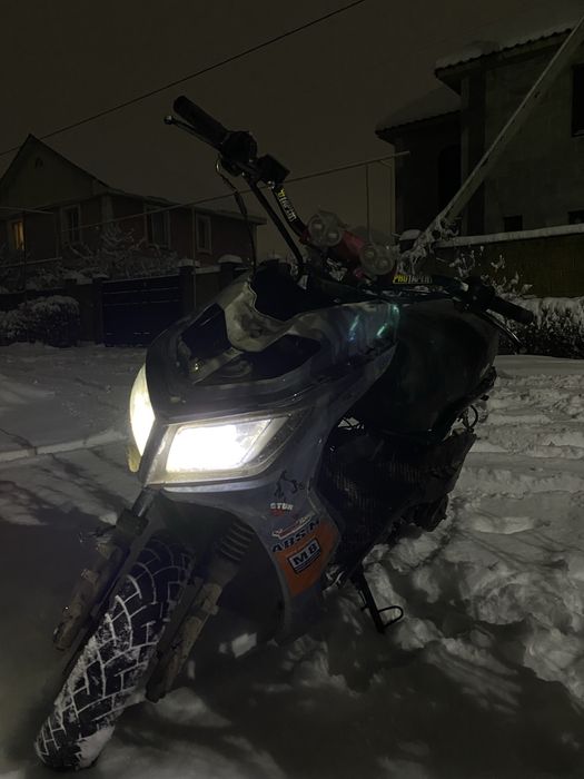 Мопед М8 полный ход