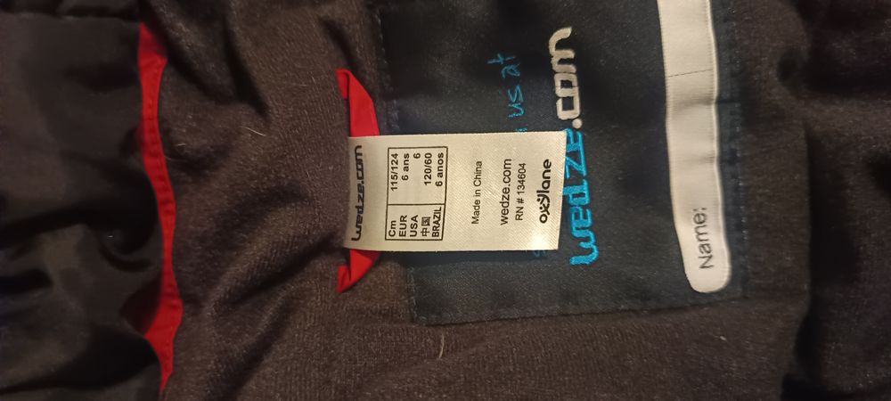 Costum de ski copii.